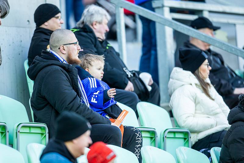 Utkání 25. kola první fotbalové ligy: MFK Karviná - Sigma Olomouc, 13. března 2022 v Karviné.