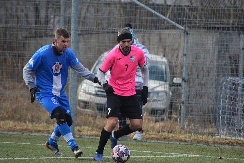 Fotbalisté Havířova už týden trénují na jarní část divize F. V prvním přípravném zápase porazili v sobotu 15. ledna 2022 doma Brušperk 2:0.