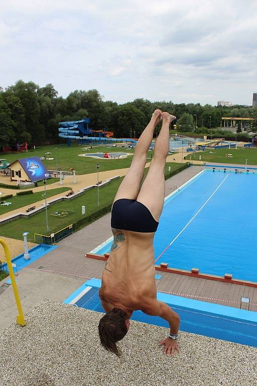 HighJump 2017 na havířovském letním koupališti. 