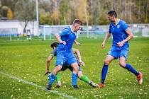 Zápas 13. kola fotbalové I.A třídy, skupiny B, Horní Suchá - Smilovice 1:0.