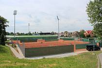 Fotbalový stadion v Karviné Ráji.