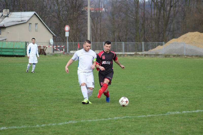 Derby mezi Těrlickem a Slovanem Havířov nabídlo zajímavý fotbal a osm branek.