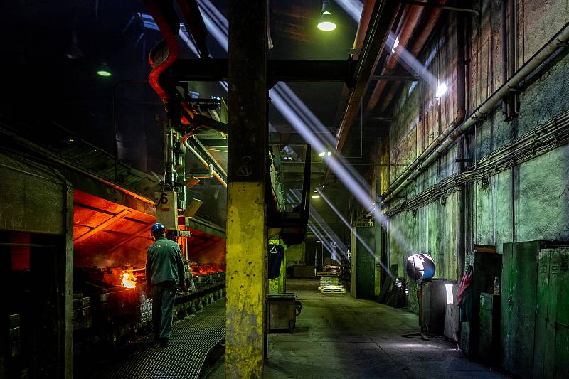 Výroba kotlů Viadrus, 5. zaří 2019 v Bohumíně.