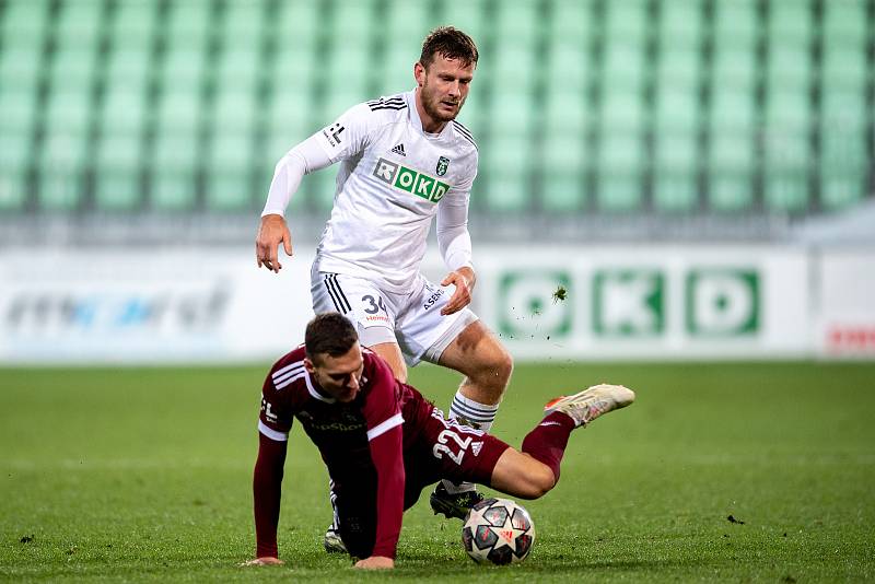 Utkání 17. kola Fortuna ligy, MFK Karviná - AC Sparta Praha. 4. prosince 2021 v Karviné.