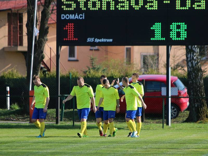 Fotbalisté Stonavy se mohli po delší době radovat z výhry.