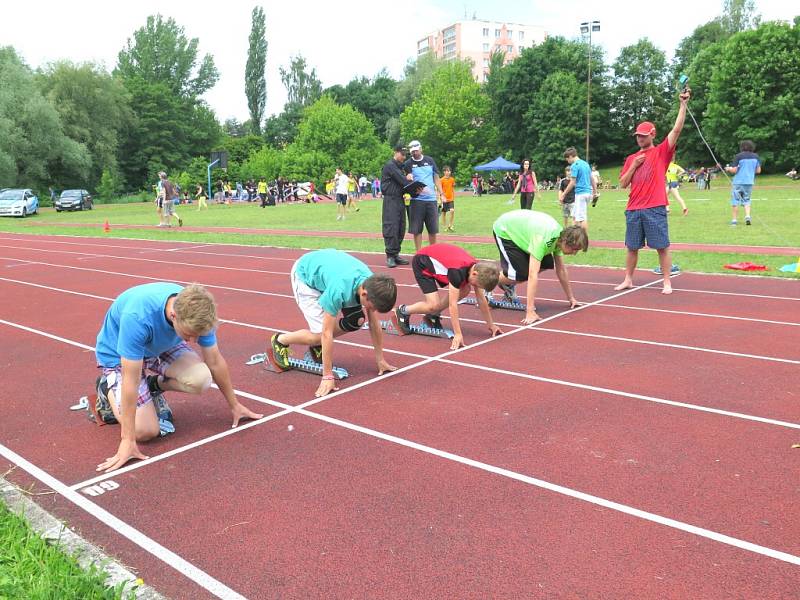 Krajské kolo Odznaku všestrannosti olympijských vítězů v Havířově. 