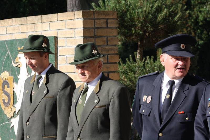 Prezident Zeman v hornické obci Stonava.