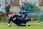 Fotbalový trénink bohumínských fotbalistů s brankářem Tomášem Vaclíkem. Na fotografii Tomáš Vaclík.