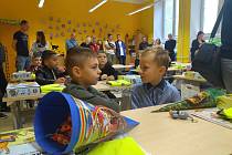 První školní den v Bohumíně, 4. září 2023.