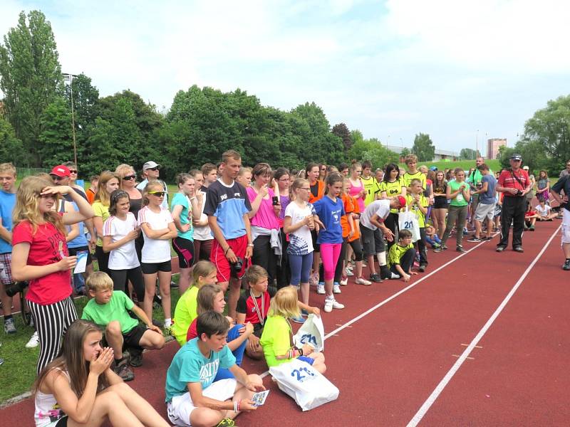 Krajské kolo Odznaku všestrannosti olympijských vítězů v Havířově. 