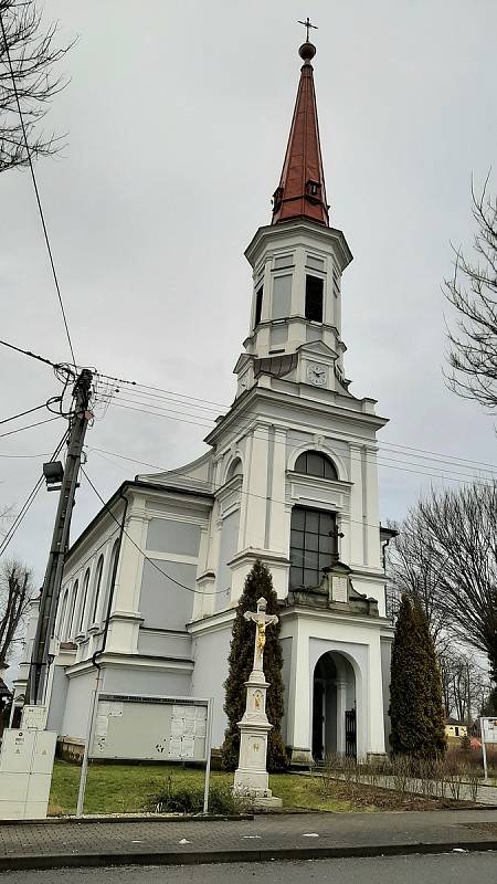 Doubrava. katolický kostel sv. Hedviky