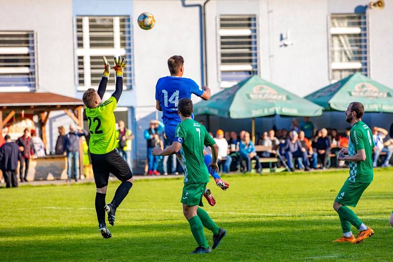 Zápas 10. kola I.A třídy, skupiny B, Horní Suchá - Staré Město 4:1.