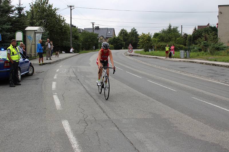 Albrechtický sprint triatlon 2017.