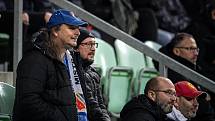 Utkání 12. kola první fotbalové ligy: MFK Karviná - Baník Ostrava, 24. listopadu 2021 v Karviné. Fanoušci.