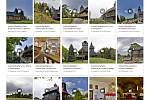 Webové stránky s nabídkou virtuální prohlídky dřevěných kostelů.