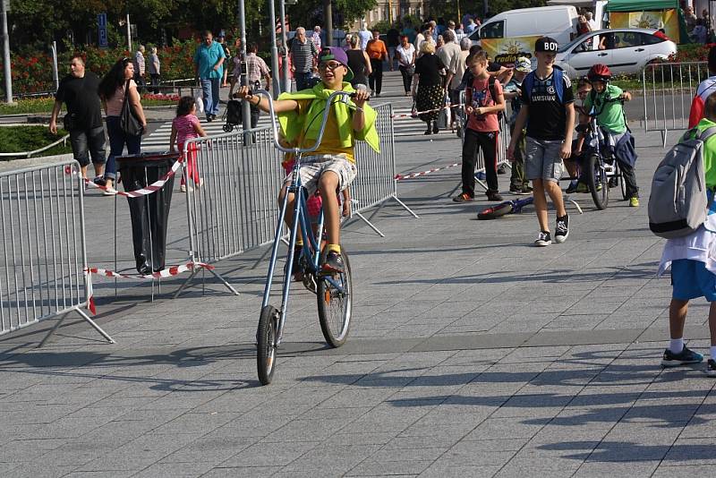 Evropský týden mobility v Havířově spojený s Během naděje. 