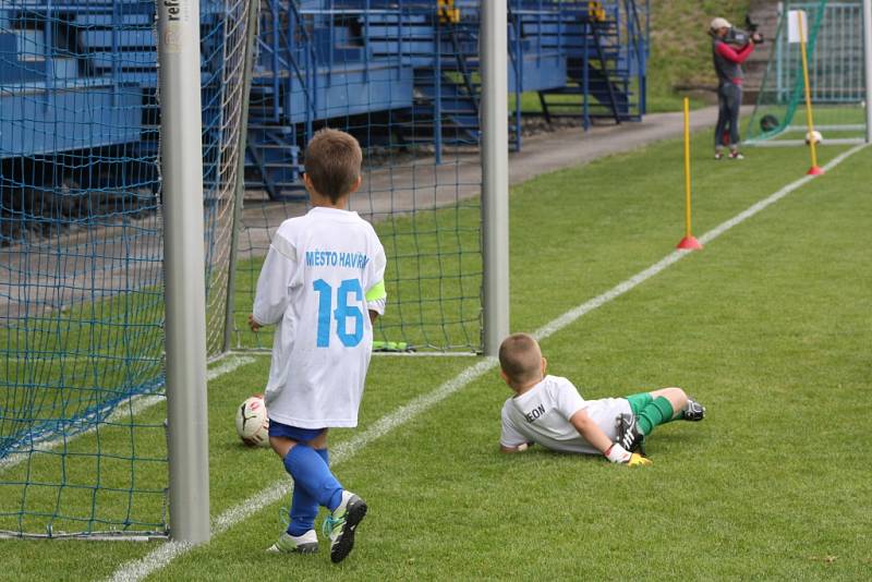 Turnaj malých fotbalistů v Havířově. 