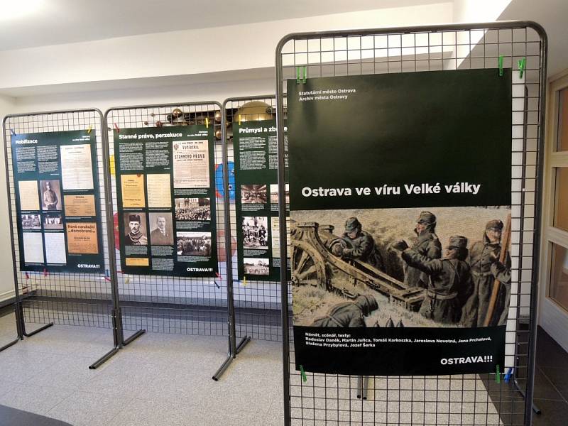 Výstava věnovaná 1. světové válce na Ostravsku je do konce října k vidění v Havířově.