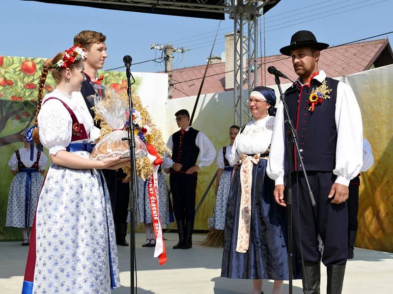 Slezské dožínky v zahradě Domu PZKO v Havířově - Bludovicích.