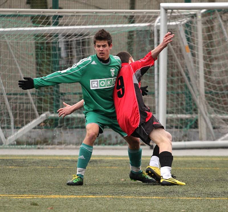 Z utkání dorostu Karviná - Hodonín 3:0.