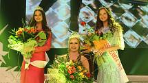 Miss Reneta 2017 v Havířově. Miss Reneta 2017 Xénia Gregušová. Druhá Diana Šeděnková a třetí Kateřina Kučerová ze Šumperka. 