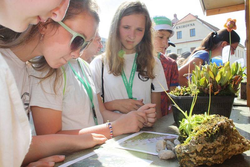 V sobotu proběhlo finále studentských GLOBE Games, které letos hostila Karviná. Na Masarykově náměstí se konal badataleský jarmark, kdy malí vědci představili veřejnsoti výsledky svého bádání a pokusů.