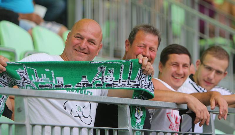 Karviná (v zeleném) - Mladá Boleslav 3:4.