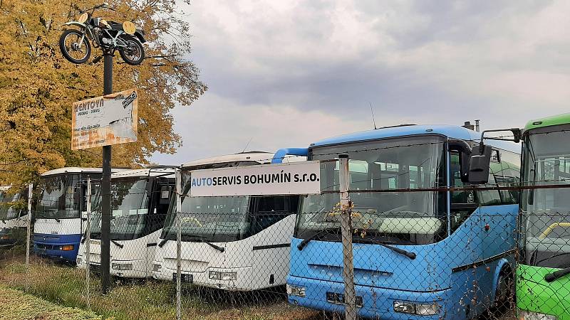 Bohumín-Skřečoň. Ulice 1. máje.