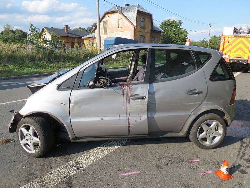 Nehoda na Orlovské ulici v Havířově. 