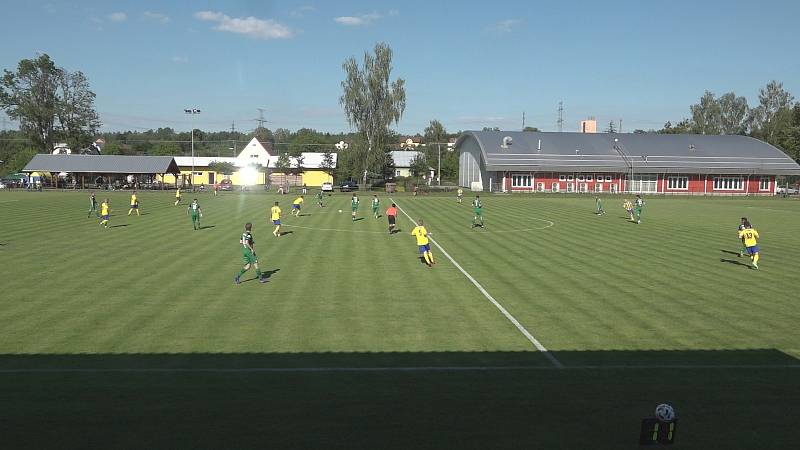 Zápas 26. kola fotbalové I.A třídy, skupiny B, Stonava - Vratmov B 0:4. Foto: SK Stonava