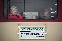 Mimořádný vlak po Ostravsko-karvinském revíru.