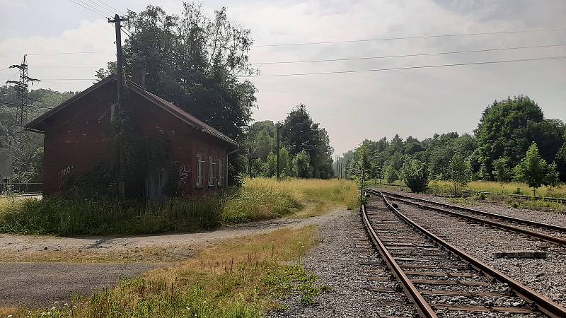 Orlová-Město. Bývalé nádraží.