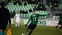 Z utkání Karviná (v bílém) - Jablonec 2:1