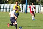 Dětmarovice (v bílém) porazily Bruntál 1:0.