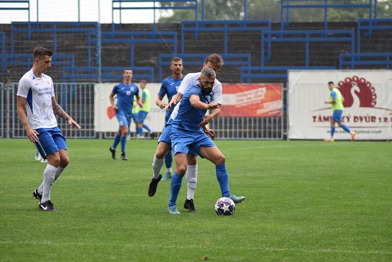 Zápas 2. kola fotbalové divize F MFK Havířov - Břidličná 6:3.