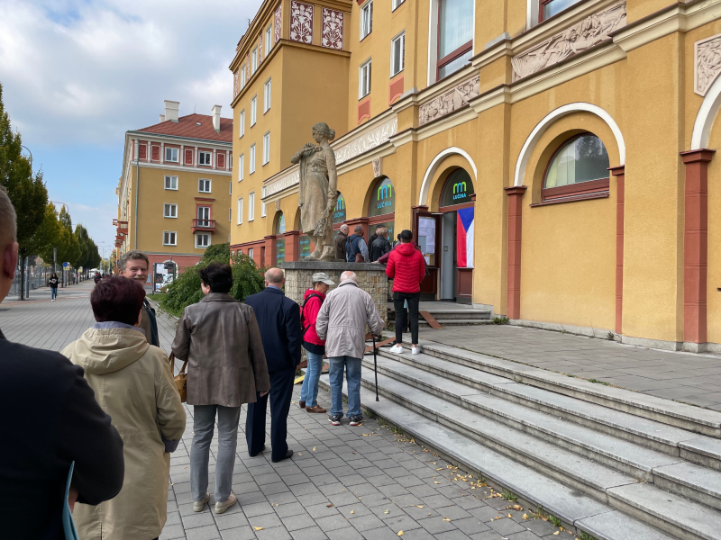 Sněmovní volby v Havířově, 8. října 2021.