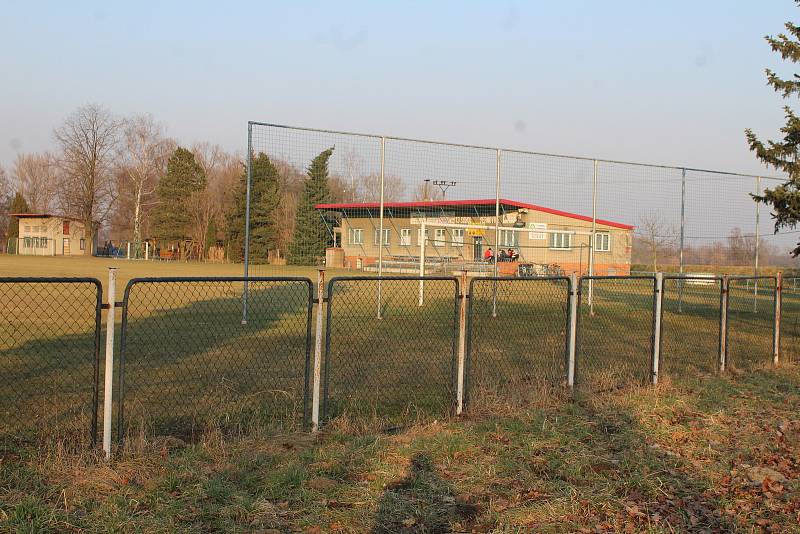 Věřňovice. Fotbalový areál