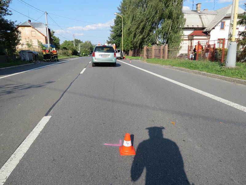 Nehoda na Orlovské ulici v Havířově. 