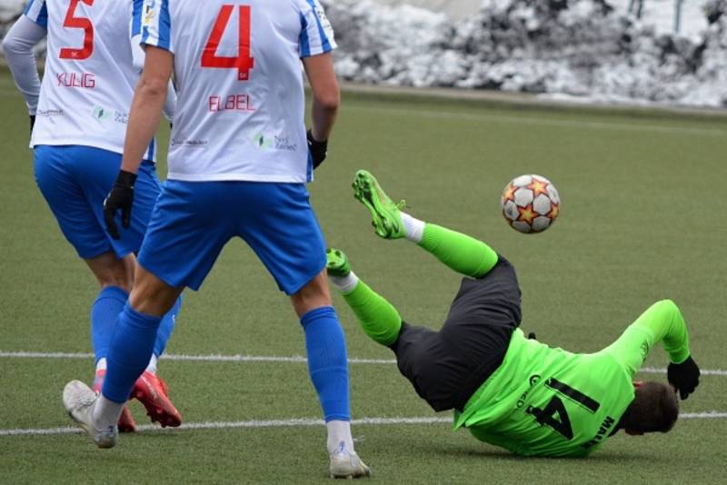 V prvním přípravném zápase před startem jarní části druhé ligy fotbalisté Karviné doma remizovali s Prostějovem 1:1.