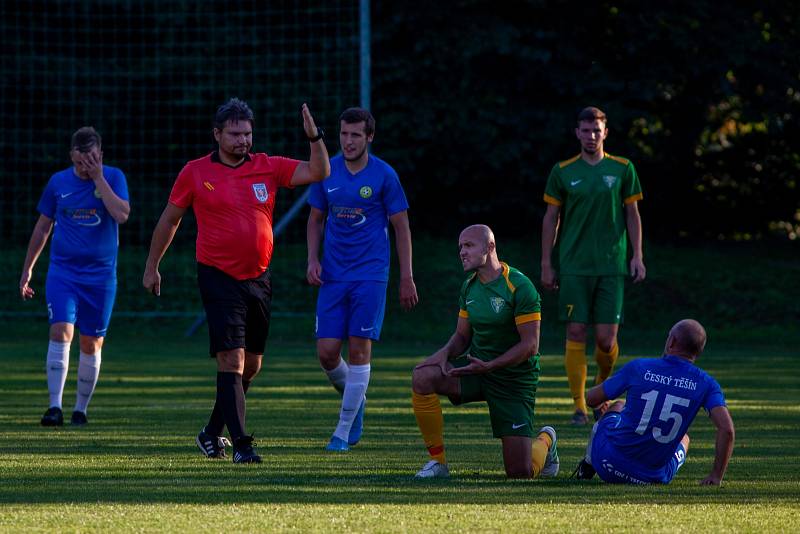 Datyně (v zeleném) doma podlehly Těšínu 1:3.