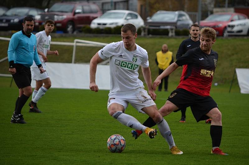 Zápas 17. kola fotbalové divize F MFK Karviná B - Nový Jičín 2:2. Foto: MFK Karviná