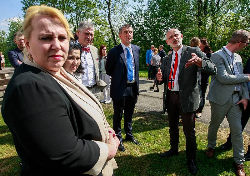 Vládní návštěva v Moravskoslezském kraji, 25. dubna 2018, Domov Březiny v Petřvaldu.