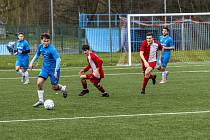 Zápas 17. kola krajského přeboru Slavia Orlová - Oldřišov 2:1.