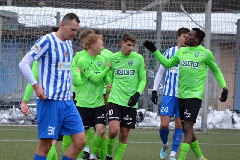 V prvním přípravném zápase před startem jarní části druhé ligy fotbalisté Karviné doma remizovali s Prostějovem 1:1.