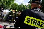 Moravskoslezské krajské kolo soutěže hasičů ve vyprošťování osob z havarovaných vozidel, Karviná, 21. května 2022.