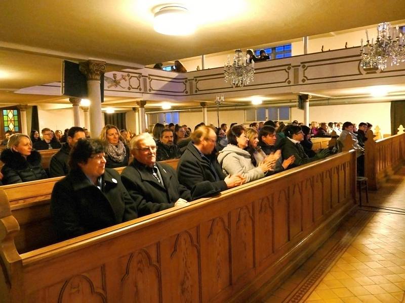 Benefiční koncert v Havířově-Bludovicích.