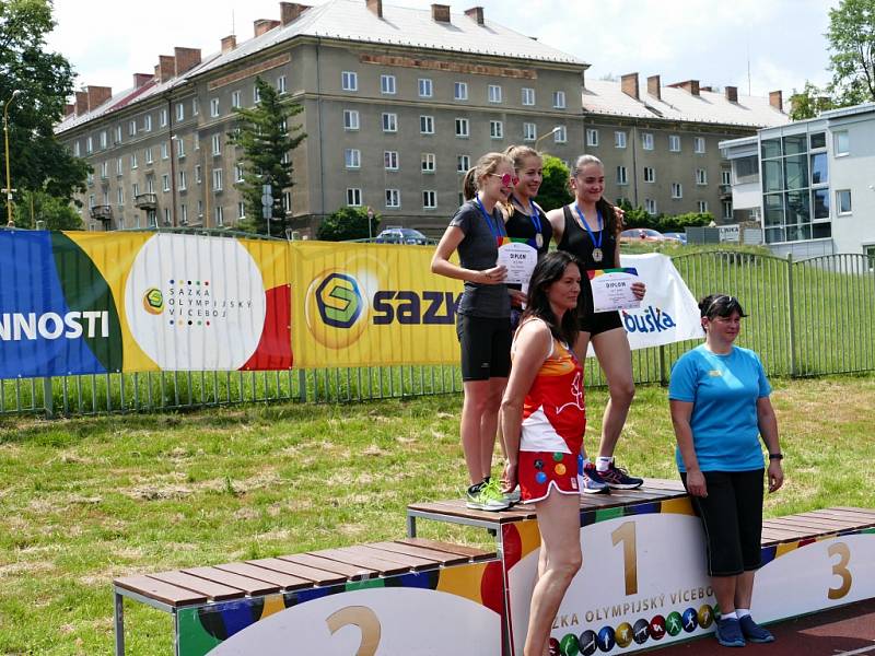 Krajské finále Sazka olympijského víceboje v Havířově.