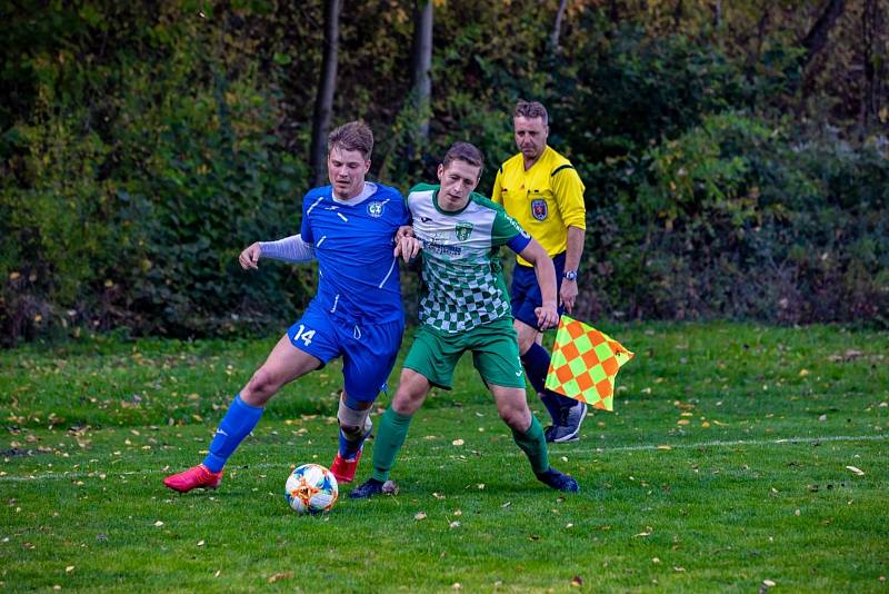 Zápas 10. kola I.A třídy, skupiny B, Horní Suchá - Staré Město 4:1.