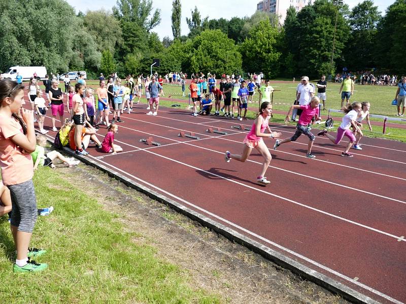 Krajské finále Sazka olympijského víceboje v Havířově.