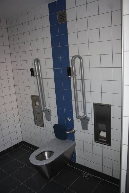 Veřejné toalety v centru Havířova. 